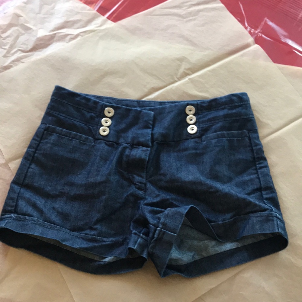 Size 26 high wasted  guess denim shorts